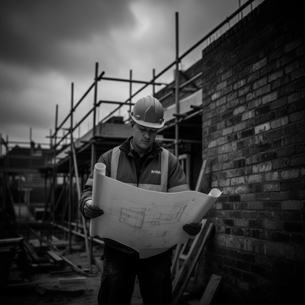 Builders at work